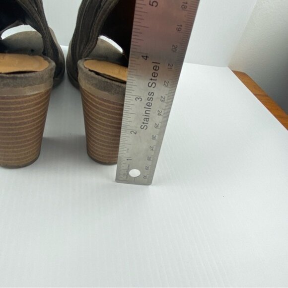 Maurices Block Heeled Shoes Glenda Sz 8.5M Zipper Side - Picture 9 of 12